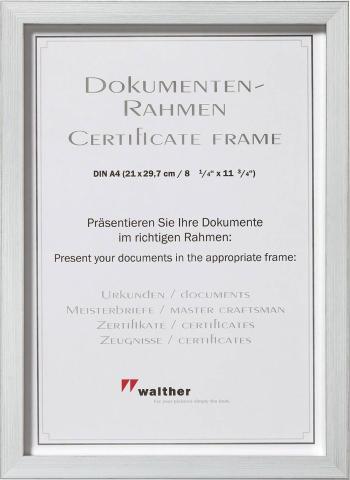 walther+ design JK-130-S vymeniteľný fotorámček Formát papiera: 20 x 15 cm  strieborná