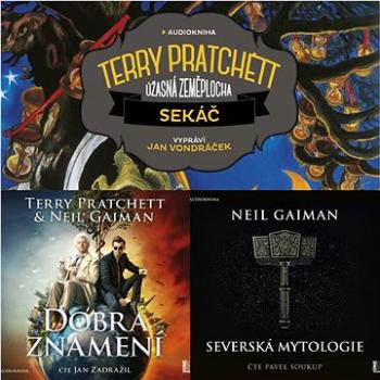 Balíček audioknih Pratchett & Gaiman za výhodnou cenu