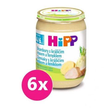 6x HiPP Zemiaky s králičím mäsom a feniklom (190 g) - mäsovo-zeleninový príkrm