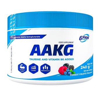 AAKG práškové - 6PAK Nutrition 240 g Lemon