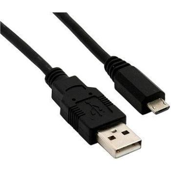 PremiumCord USB 2.0 prepojovací A-B micro 2 m čierny (ku2m2f)