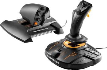 Thrustmaster T16000M FCS HOTAS joystick USB PC čierna vr. posuvných regulátorov