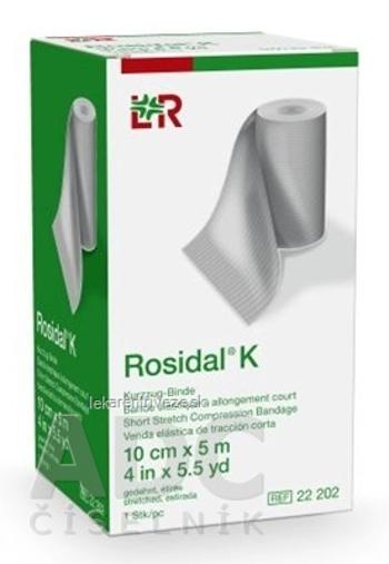 ROSIDAL K 10cmx5m obväz s krátkym ťahom 1x1 ks