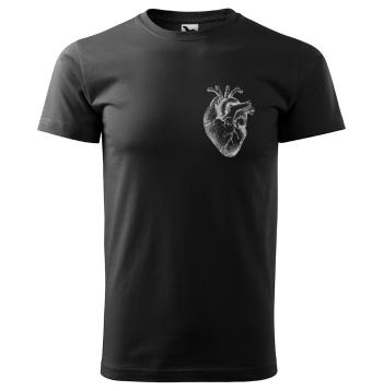 Tričko Scary heart (Veľkosť: M, Typ: pre mužov)
