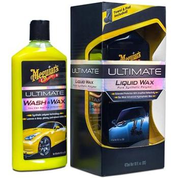 Meguiar&#39;s Ultimate Wash & Wax Kit – základná súprava autokozmetiky na umývanie a ochranu laku (ULTWWKIT)