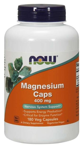 Magnézium 400 mg - NOW Foods, 180cps