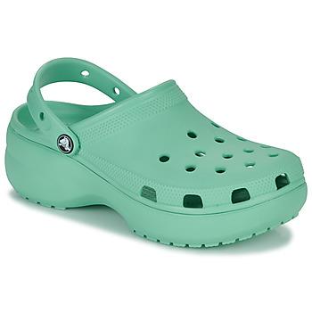 Crocs  Nazuvky Classic Platform Clog W  Zelená