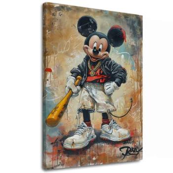 Obraz Street Mickey na plátne | Akrylové detaily