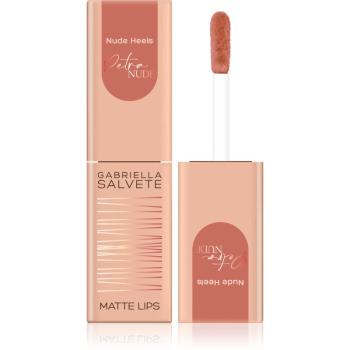 Gabriella Salvete Petra Nude Nude Heels tekutý rúž s matným finišom 4,5 ml