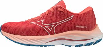 Mizuno Wave Rider 26 Spiced Coral/Vaporous Gray/French Blue 37