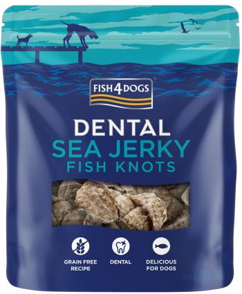 FISH4DOGS Dentálne pamlsky pre psov morská ryba - uzlíky 100 g