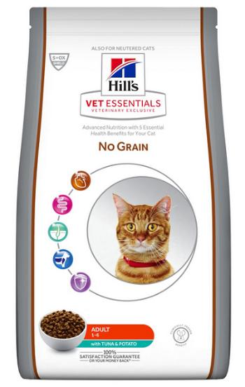 HILLS VE Feline Adult NO GRAIN Tuna & Potatoes - krmivo pre mačky 1,5kg