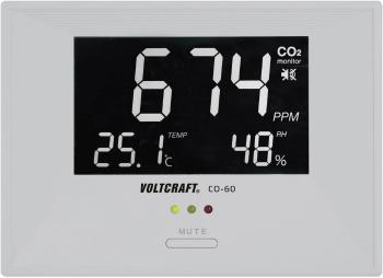 VOLTCRAFT CO-60 merač oxidu uhličitého (CO2) 0 - 3000 ppm