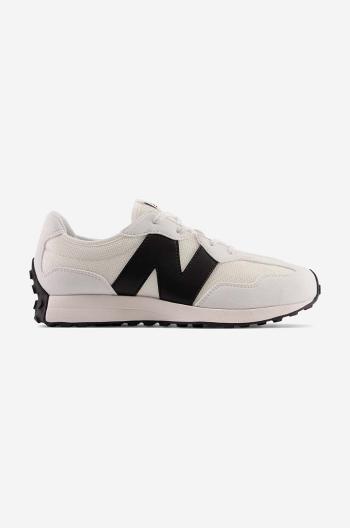 Detské tenisky New Balance GS327CWB biela farba