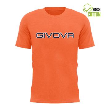 T-SHIRT COTONE SPOT ARANCIO FLUO Tg. XL