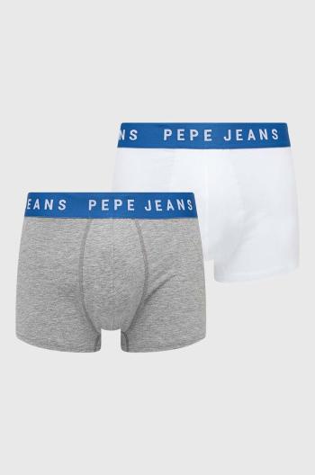 Boxerky Pepe Jeans 2-pak pánske, šedá farba