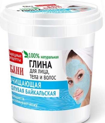 Modrý bajkalský íl– na tvár telo a vlasy - Fitokosmetik - 155 ml