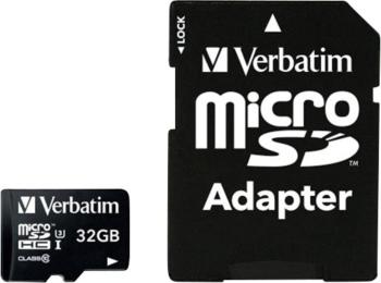 Verbatim PRO pamäťová karta micro SDHC 32 GB Class 10, UHS-I, UHS-Class 3 vr. SD adaptéru