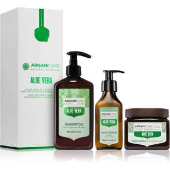 Arganicare Aloe vera Oil Reviving and Moisturizing Program Set darčeková sada(s hydratačným účinkom)