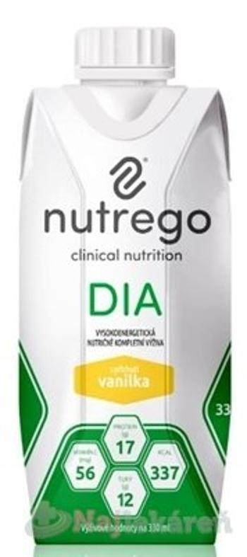 Nutrego DIA s príchuťou vanilka tekutá výživa 12x330ml