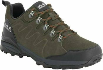 Jack Wolfskin Pánske outdoorové topánky Refugio Texapore Low M Khaki/Phantom 40