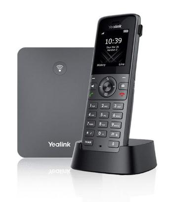 Yealink W73P, IP DECT báza + rúčka, PoE, 1,8" bar.disp., až 10 rúčok