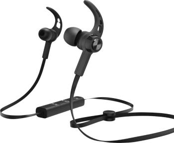 Hama Connect Bluetooth športové štupľové slúchadlá do uší Headset, regulácia hlasitosti čierna