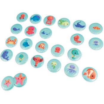 Janod Bath Memory Pexeso do vane Sea Animals 2 y+ 24 ks