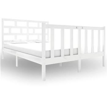 Rám postele biely masívna borovica 120 × 190 cm Small Double, 3101319