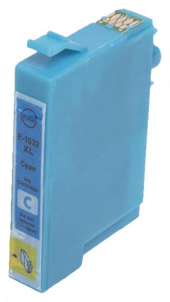 EPSON T1632 (C13T16324010) - kompatibilná cartridge, azúrová, 10ml