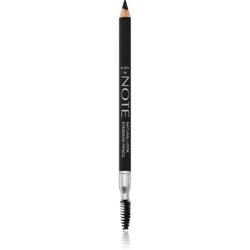 Note Cosmetique Natural Lool Eyebrow Pencil ceruzka na obočie s kefkou 06 Black 1,08 g