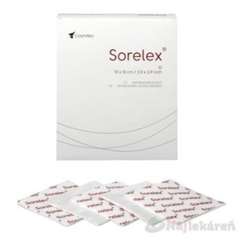 Sorelex antimikrobaální krytí 10 x 10 cm 10 ks