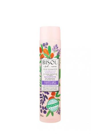 Šampón ochrana farby a hydratácia - farebné a fádne vlasy BISOU 300 ml