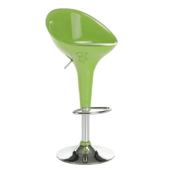 Barová stolička, zelená/chróm, ALBA NOVA RP1, rozbalený tovar