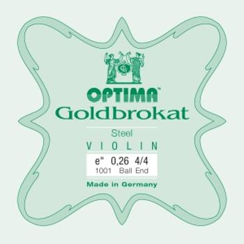 PETZ Optima Goldbrokat violin E, ball / Medium