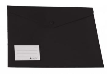 Obálka listová kabelka A4 s cvokom PP Classic s vreckom čierna