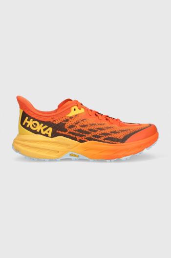 Bežecké topánky Hoka Speedgoat 5 oranžová farba