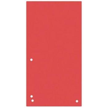 DONAU červený, papierový, 1/3 A4, 235 × 105 mm – balenie 100 ks (8620100-04PL)
