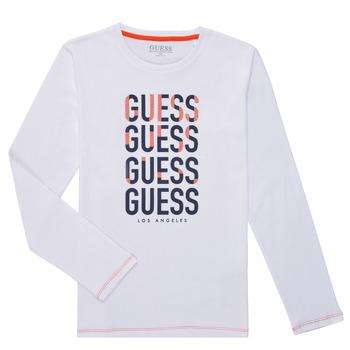 Guess  Tričká s dlhým rukávom L2BI11-I3Z11-G011  Biela