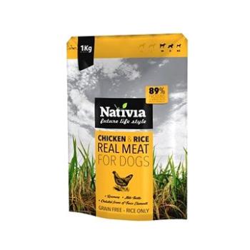 Nativia Real Meat – Chicken & Rice 1 kg (8595045403036)