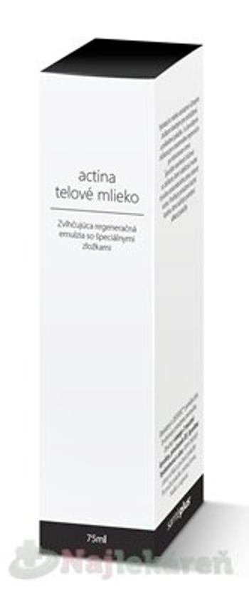 Actina telové mlieko zvlhčujúca regeneračná emulzia 75 ml