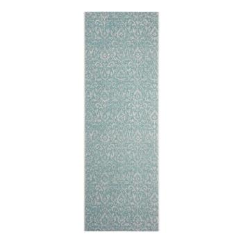 Tyrkysovo-béžový vonkajší koberec NORTHRUGS Hatta, 70 x 200 cm