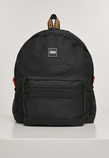 Urban Classics Basic Backpack black/orange - UNI