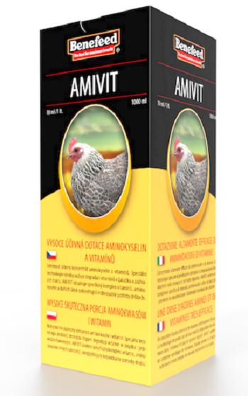 Amivit D komplex vitamínov a aminokyselín pre hydinu 1000ml