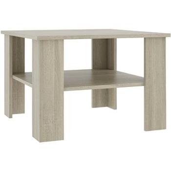 Konferenčný stolík dub sonoma 60 × 60 × 42 cm drevotrieska (800210)
