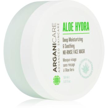 Arganicare Aloe Hydra No-Rinse Face Mask hĺbkovo hydratačná maska s upokojujúcim účinkom 150 ml