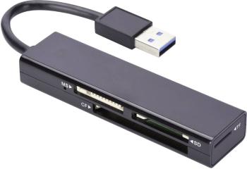 ednet  externá čítačka pamäťových kariet USB 3.2 Gen 1 (USB 3.0) čierna