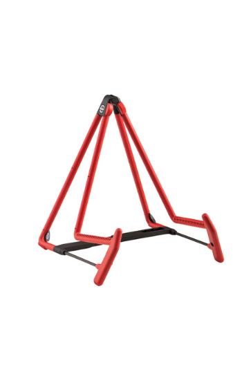 K&M 17580 A-guitar stand »Heli 2« red