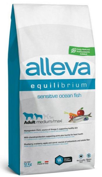 Alleva SP EQUILIBRIUM dog adult sensitive medium & maxi ocean fish 12kg