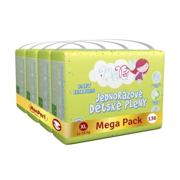 MonPeri Mega Pack XL 12-16 kg 136 ks